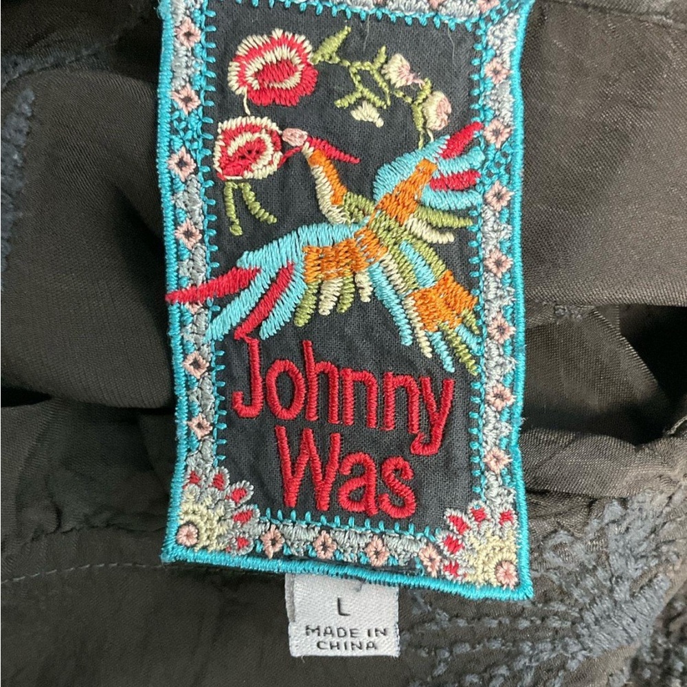Johnny Was Black Blouse - Picture 3 of 6